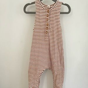 Quincy mae stripped onesie (12-18m)